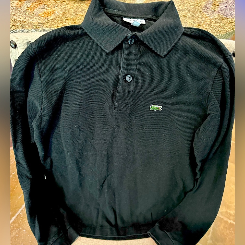 Boy’s Auth. Lacoste Long Sleeve Polo